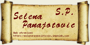 Selena Panajotović vizit kartica